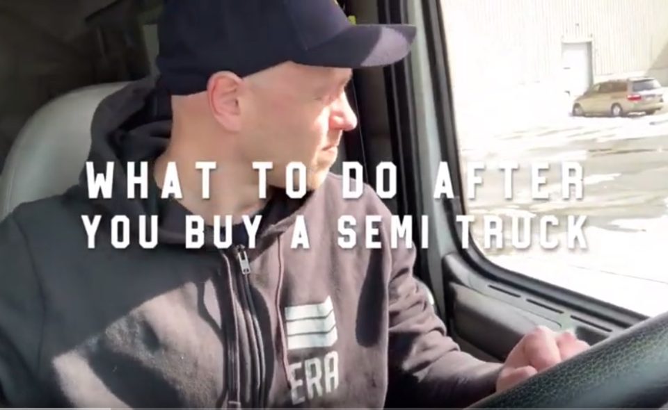 What to do after you buy a truck